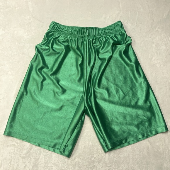 DDC Sport Design Other - Vintage Made in Canada Shiny Silky Dazzle Shorts Mens Large Green Baggy Y2K 90s